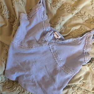 Garage Blue Lace Chemise